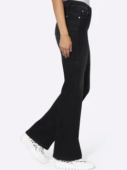 Strandmode|heine Bauchweg-Jeans blackdenim