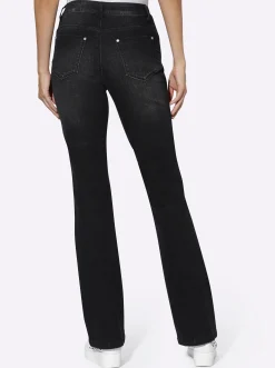 Strandmode|heine Bauchweg-Jeans blackdenim