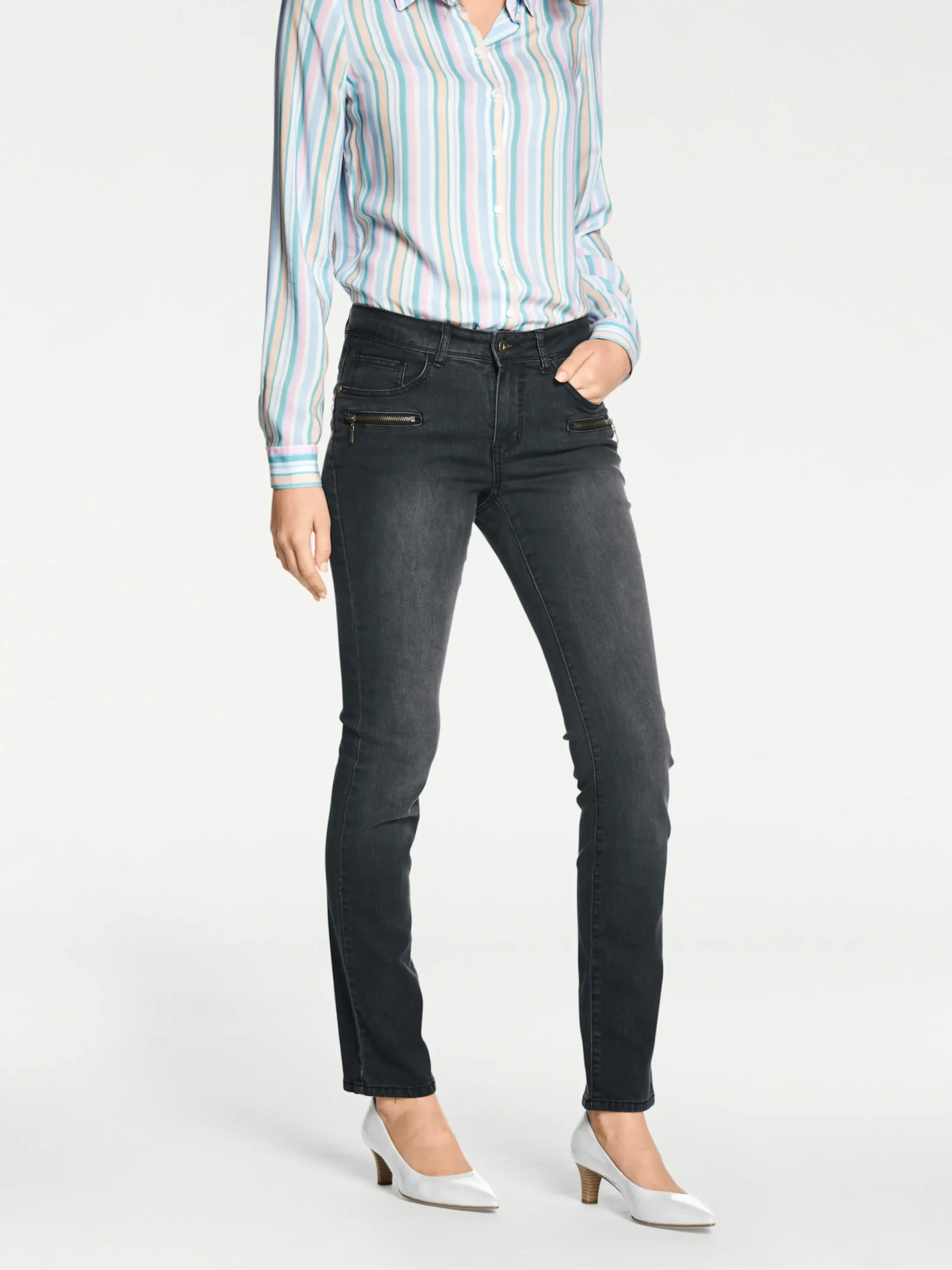 Strandmode|Jeans|heine Bauchweg-Jeans blackstone