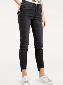 Basics|heine Bauchweg-Jeans blackdenim