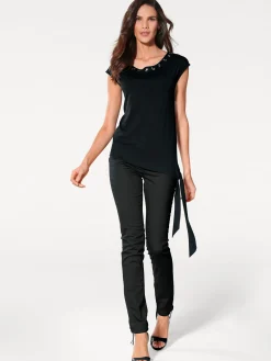 Basics|Jeans|heine Bauchweg-Jeans blackdenim