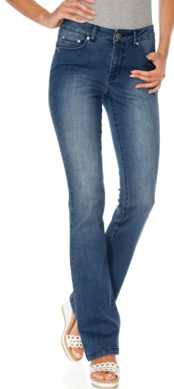 Strandmode|heine Bauchweg-Jeans bluedenim