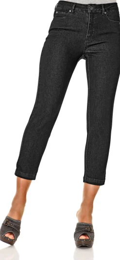 Strandmode|Basics|heine Bauchweg-Jeans blackdenim