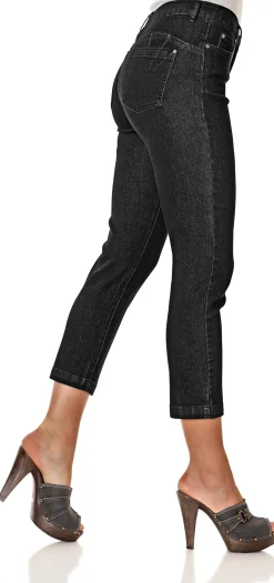 Strandmode|Basics|heine Bauchweg-Jeans blackdenim