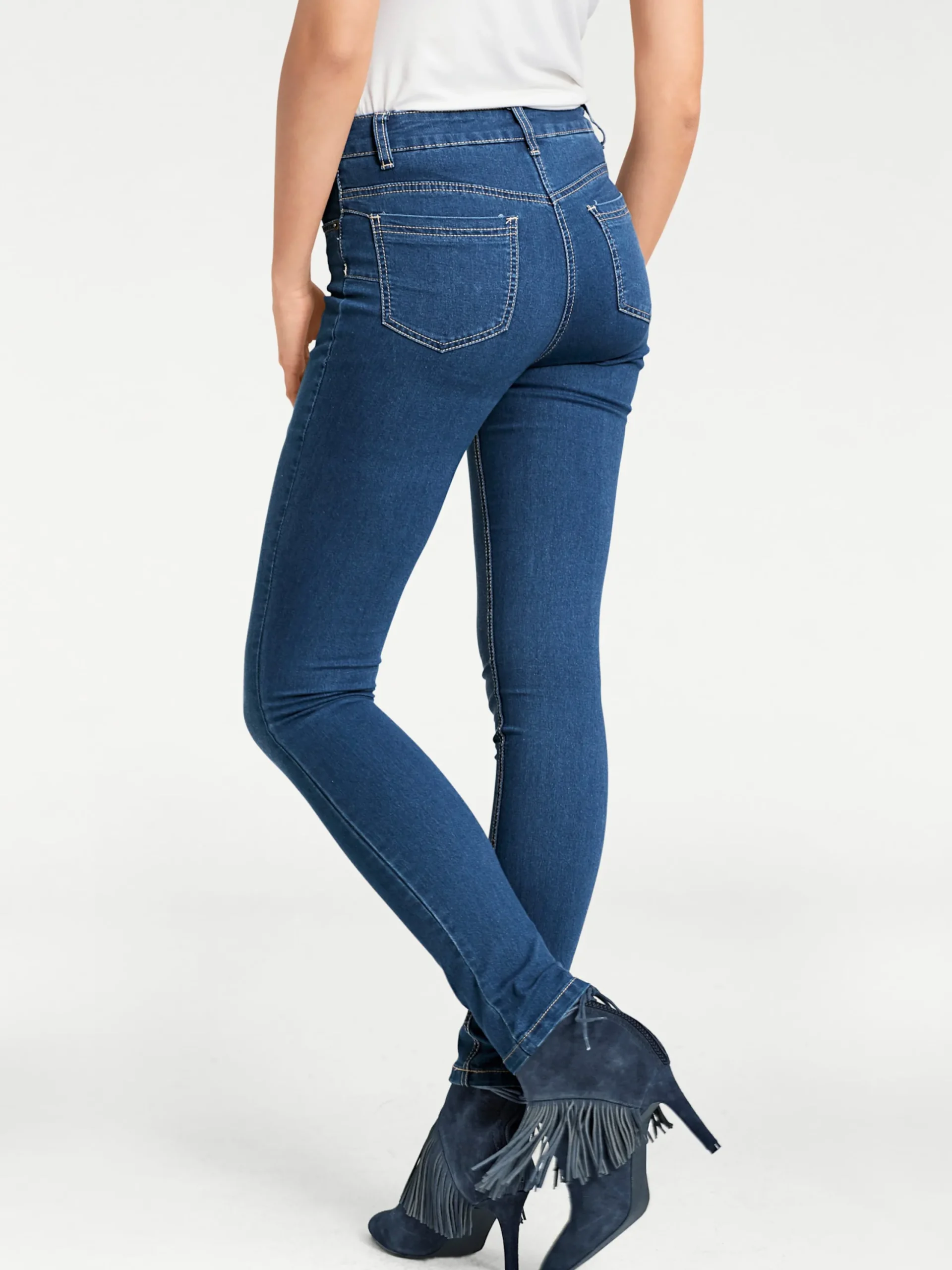 Basics|Jeans|heine Bauchweg-Jeans bluestone
