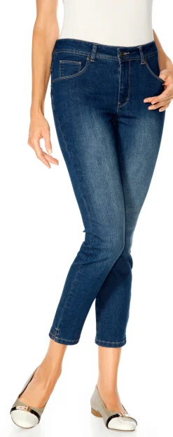 Strandmode|Basics|heine Bauchweg-Jeans bluedenim