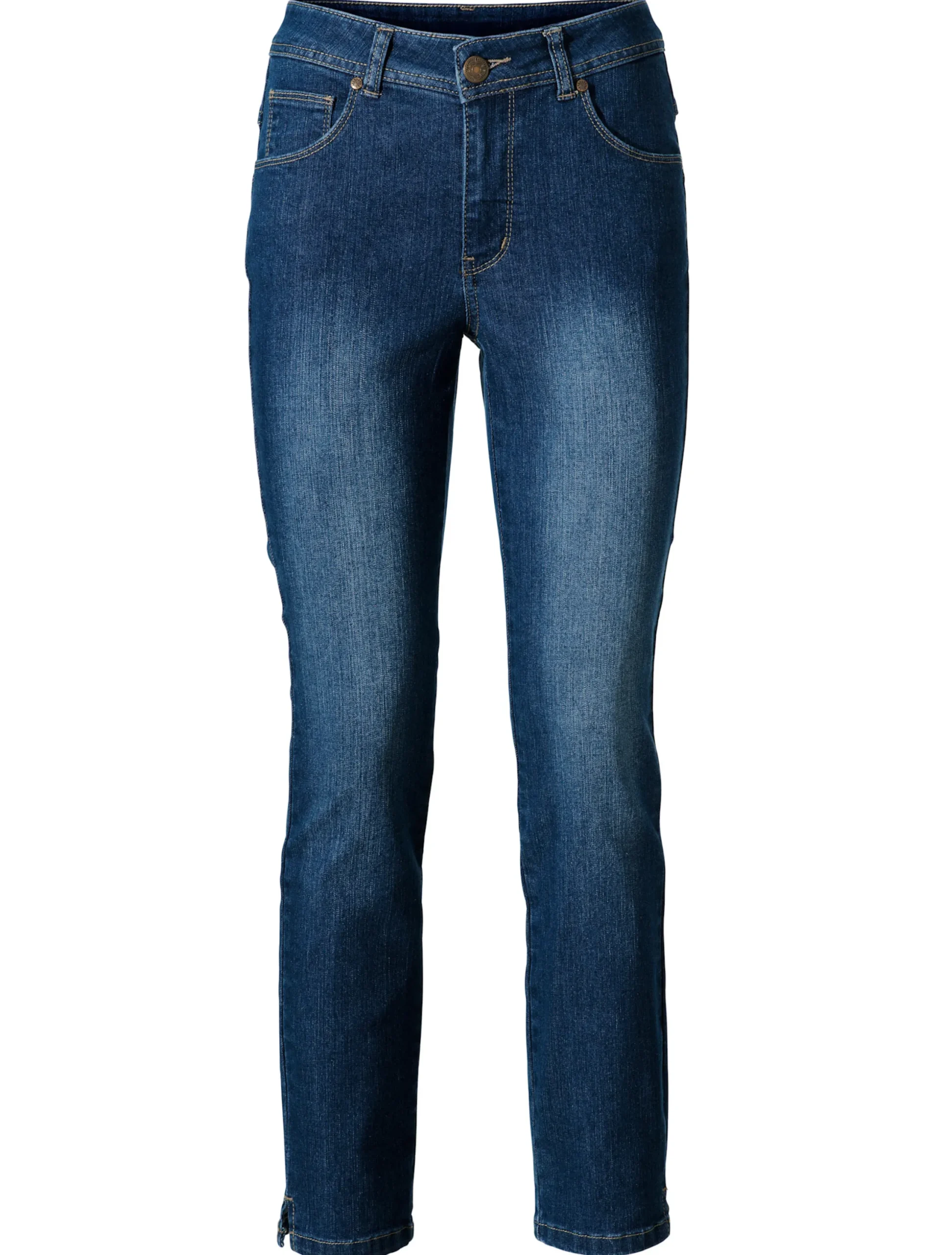 Strandmode|Basics|heine Bauchweg-Jeans bluedenim
