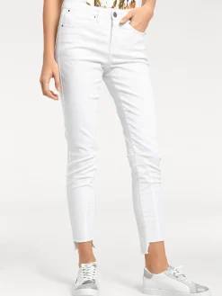 Basics|Jeans|heine Bauchweg-Jeans weiß