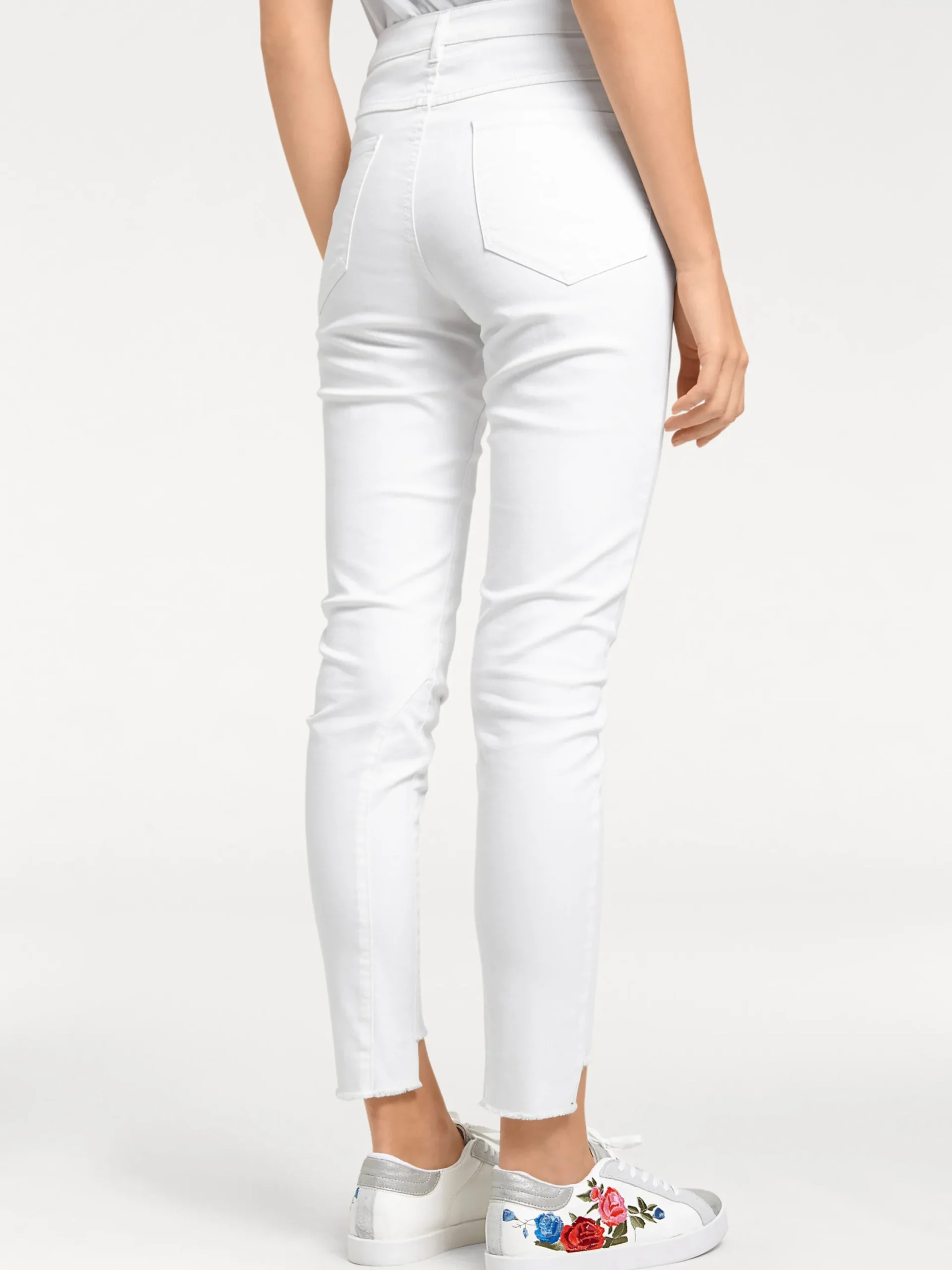 Basics|Jeans|heine Bauchweg-Jeans weiß