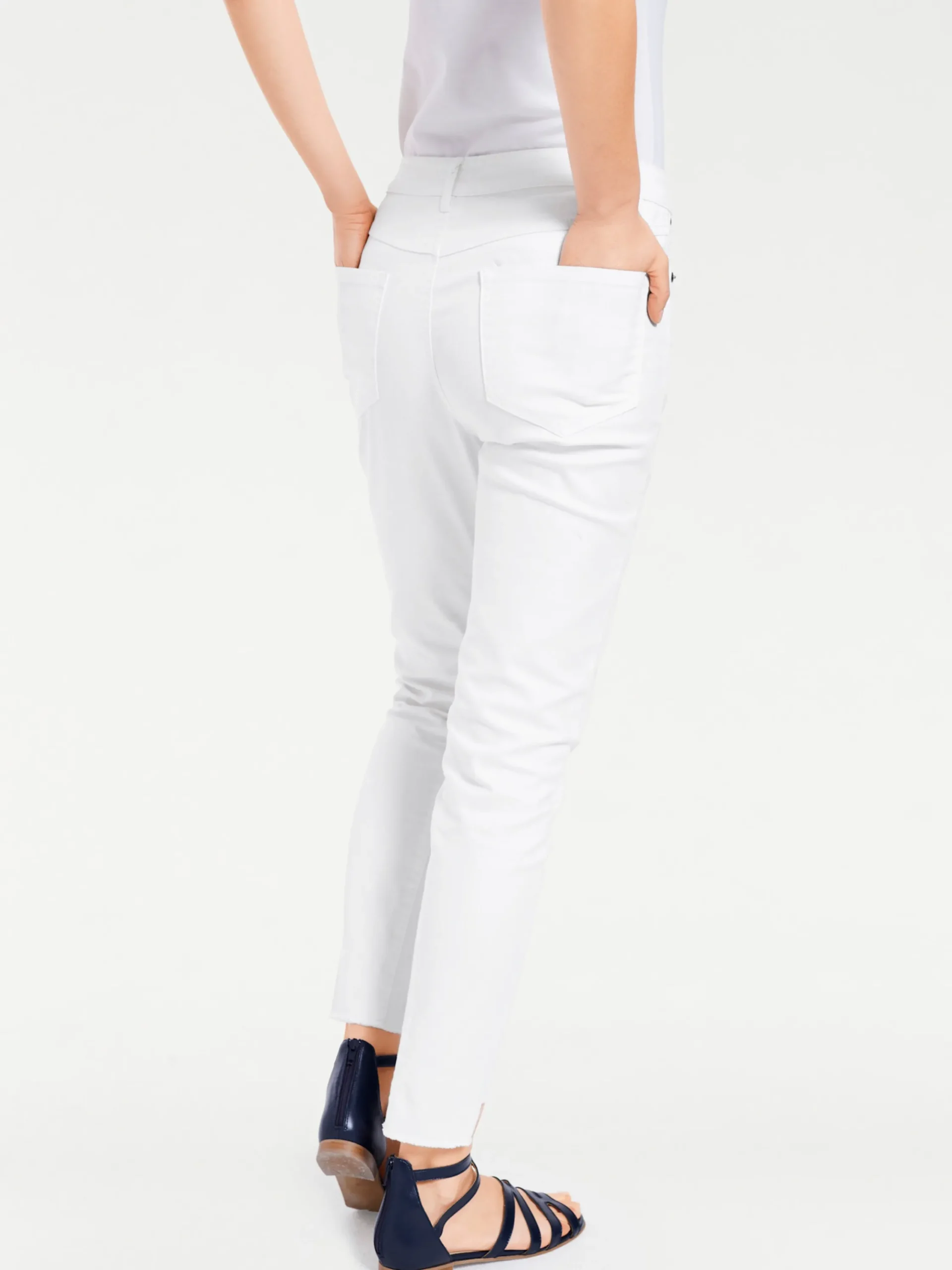 Basics|Jeans|heine Bauchweg-Jeans weiß