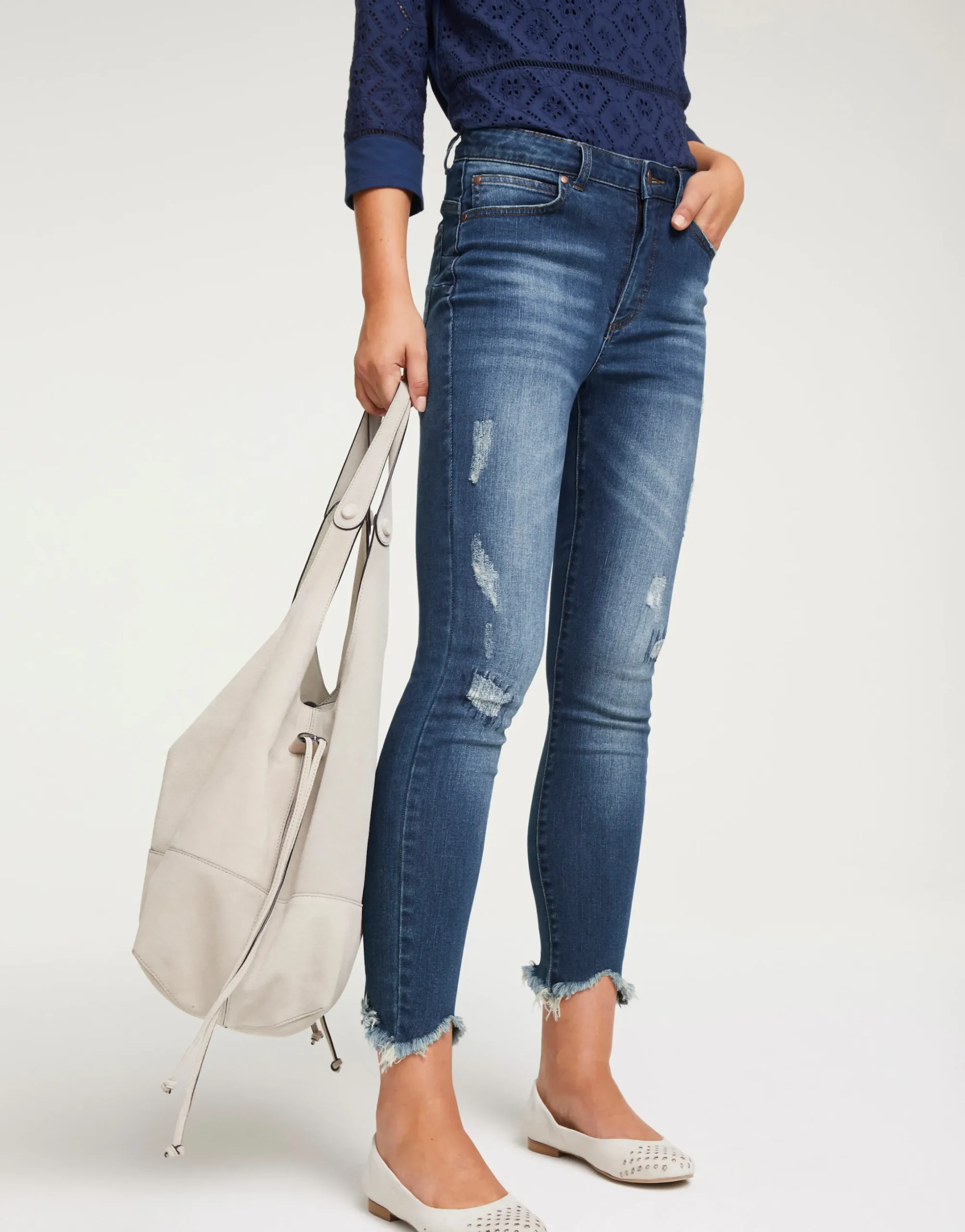 Strandmode|Jeans|heine Bauchweg-Jeans bluedenim