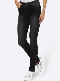 Strandmode|Jeans|heine Bauchweg-Jeans blackdenim