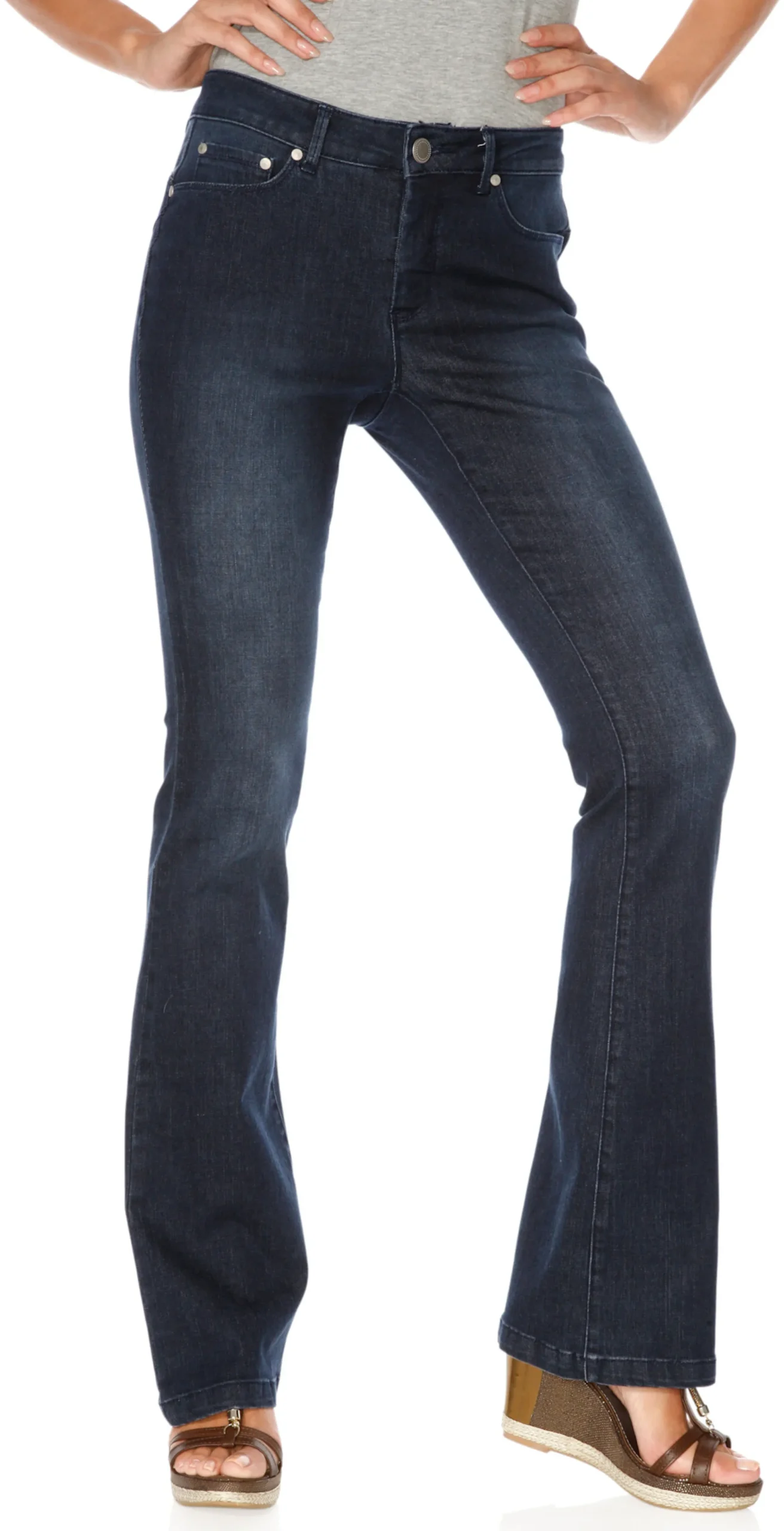 Strandmode|Basics|heine Bauchweg-Jeans darkdenim