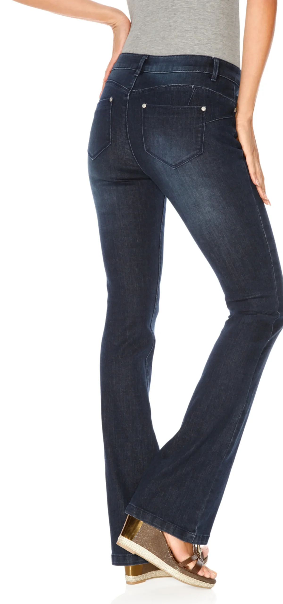 Strandmode|Basics|heine Bauchweg-Jeans darkdenim