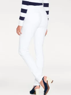 Strandmode|Jeans|heine Bauchweg-Jeans weiß