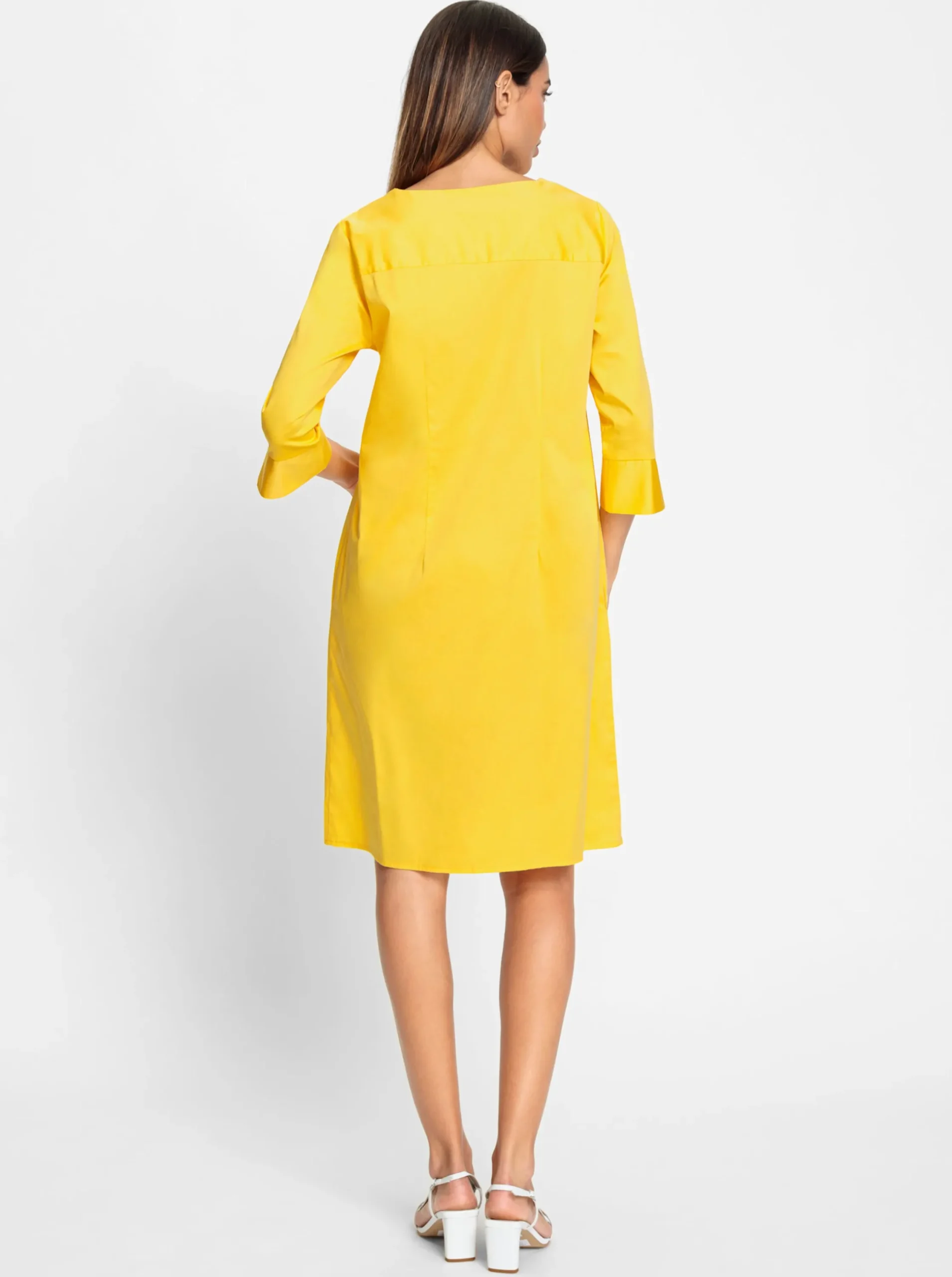 Kleider|heine Baumwollkleid sonnengelb