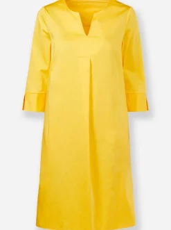 Kleider|heine Baumwollkleid sonnengelb