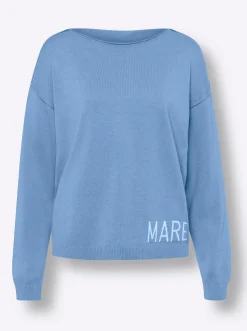 Pullover|heine Baumwollpullover himmelblau
