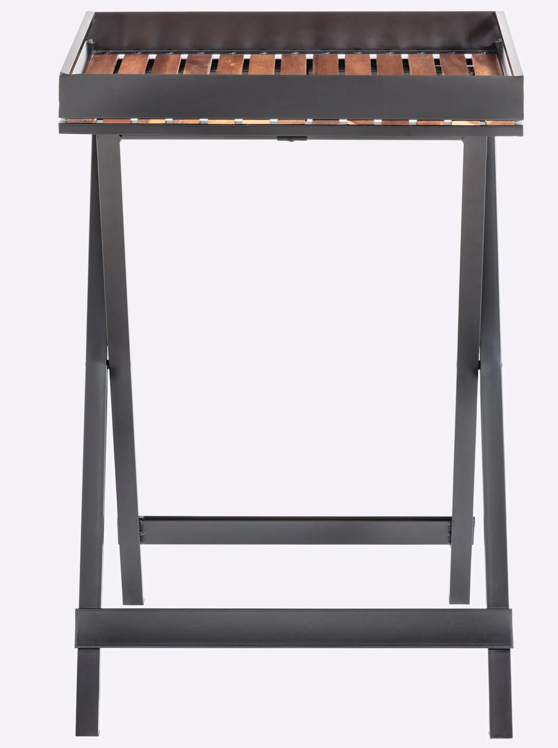 Tische|heine home Beistelltisch schwarz-braun