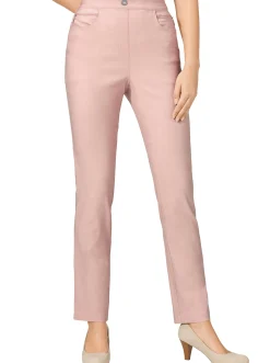 Basics| Bengalinhose mit Zierreißverschlüssen rosé