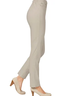 Basics|Hosen| Bengalinhose mit Zierreißverschlüssen sand