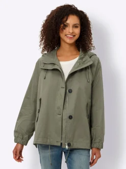 Jacken|heine Übergangsjacke khaki