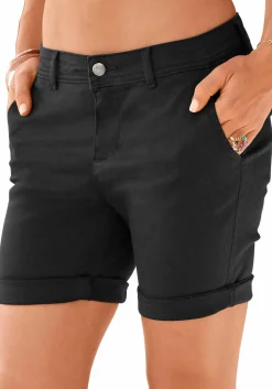 Strandmode|Hosen|LASCANA Bermudas schwarz