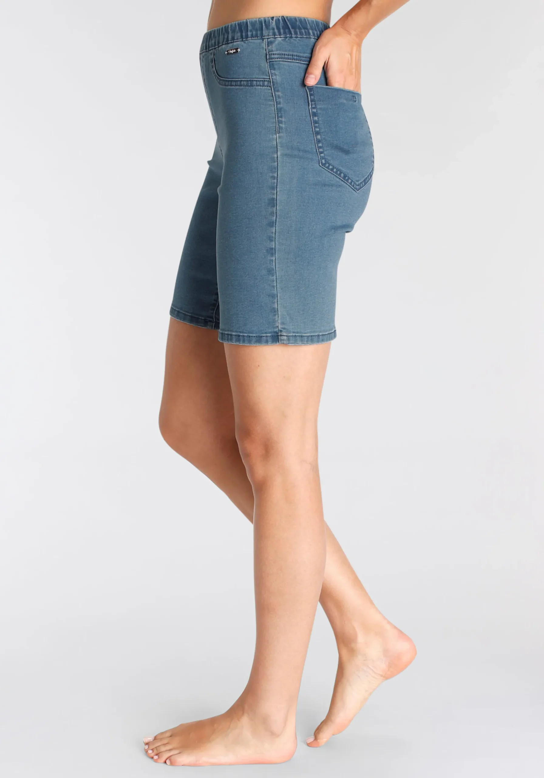 Strandmode|Hosen|Buffalo Bermudas blau