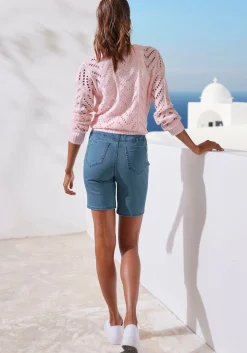 Strandmode|Hosen|Buffalo Bermudas blau