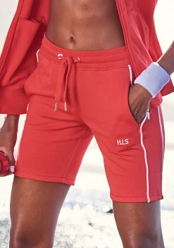 Hosen|H.I.S Bermudas rot