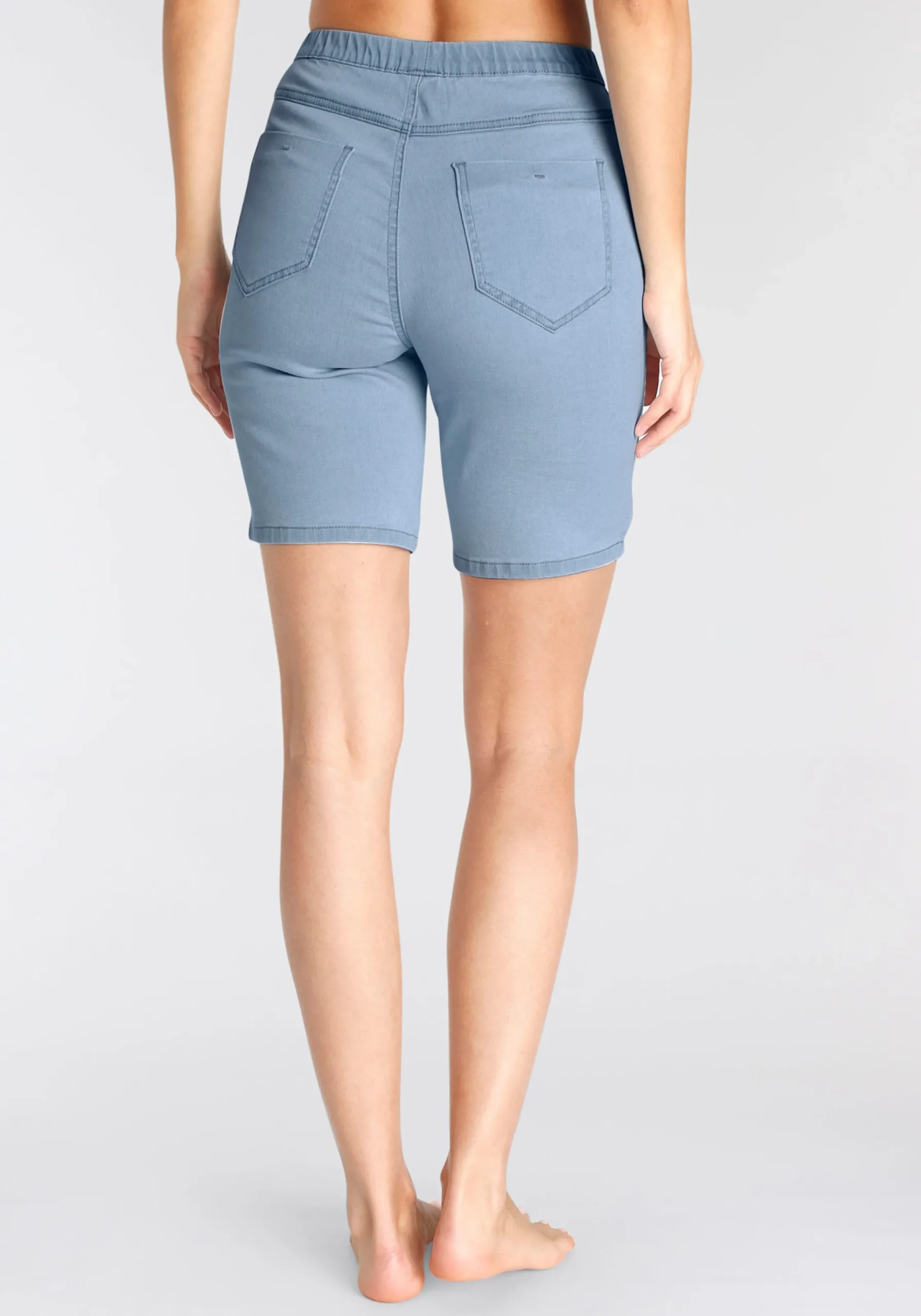 Strandmode|Hosen|Buffalo Bermudas hellblau