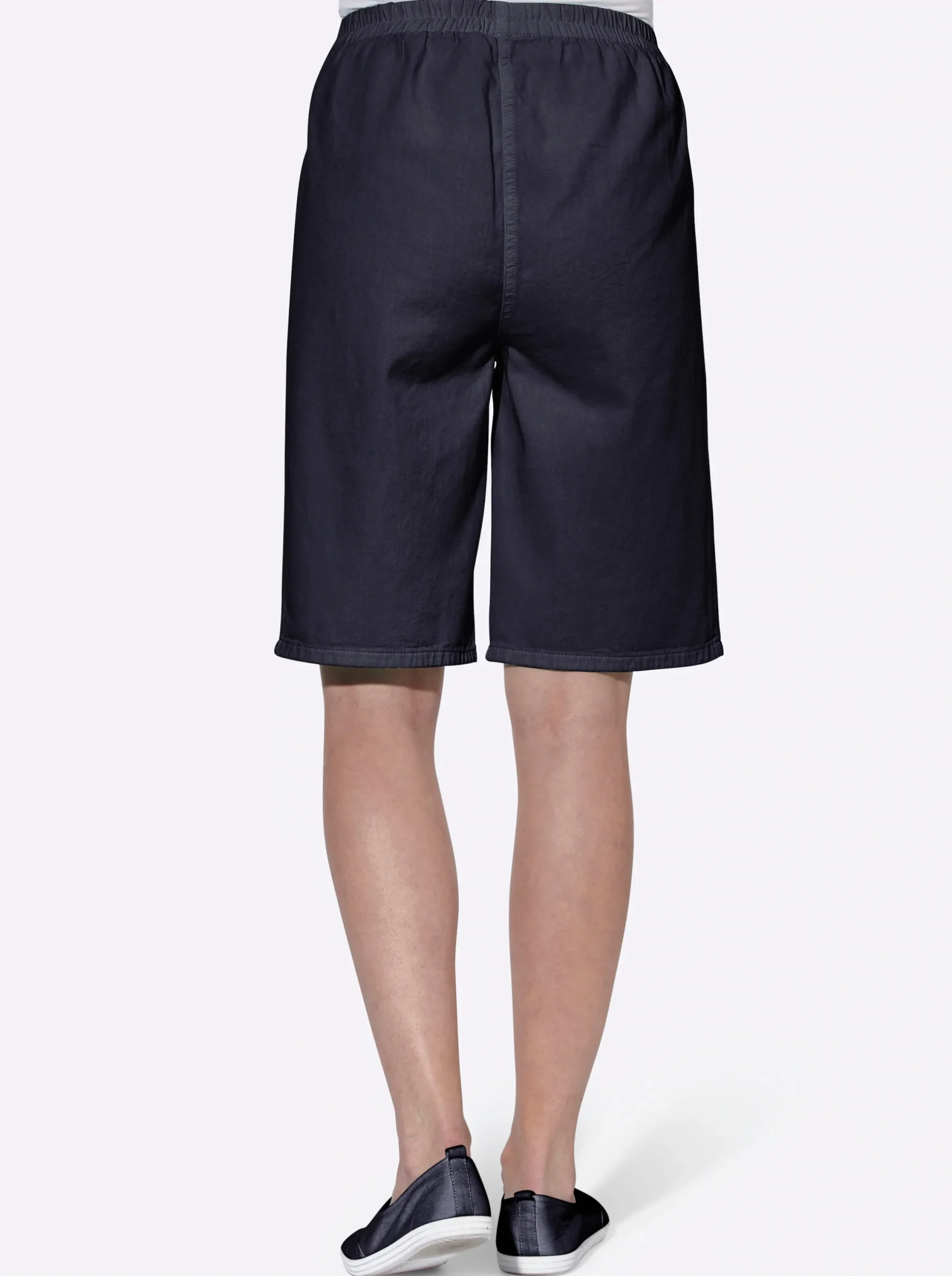 Hosen| Bermudas mit Rundum-Dehnbund marine