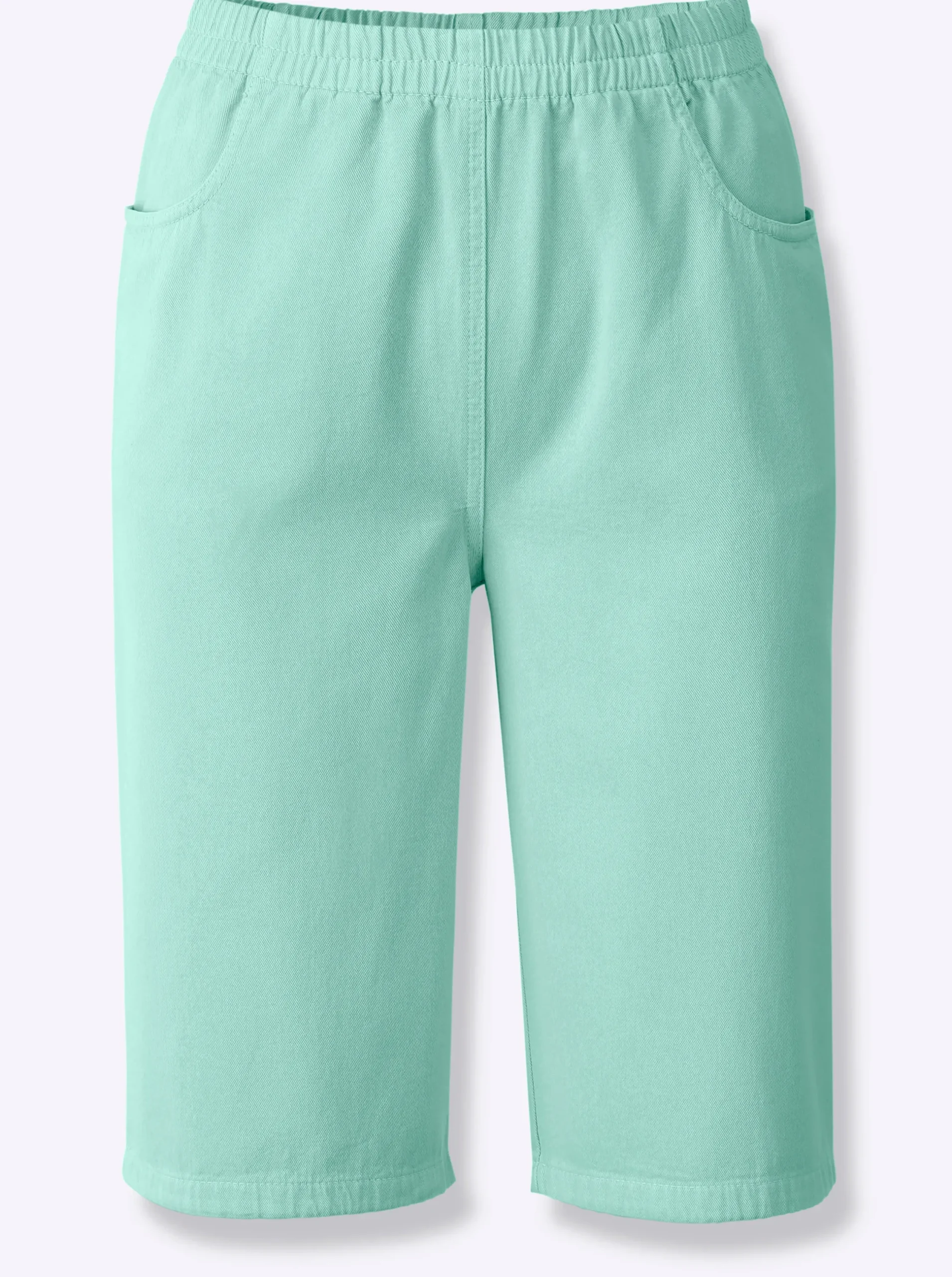Hosen| Bermudas mit Rundum-Dehnbund aqua