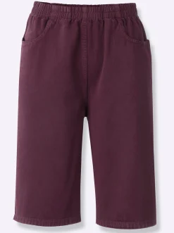 Hosen| Bermudas mit Rundum-Dehnbund beere