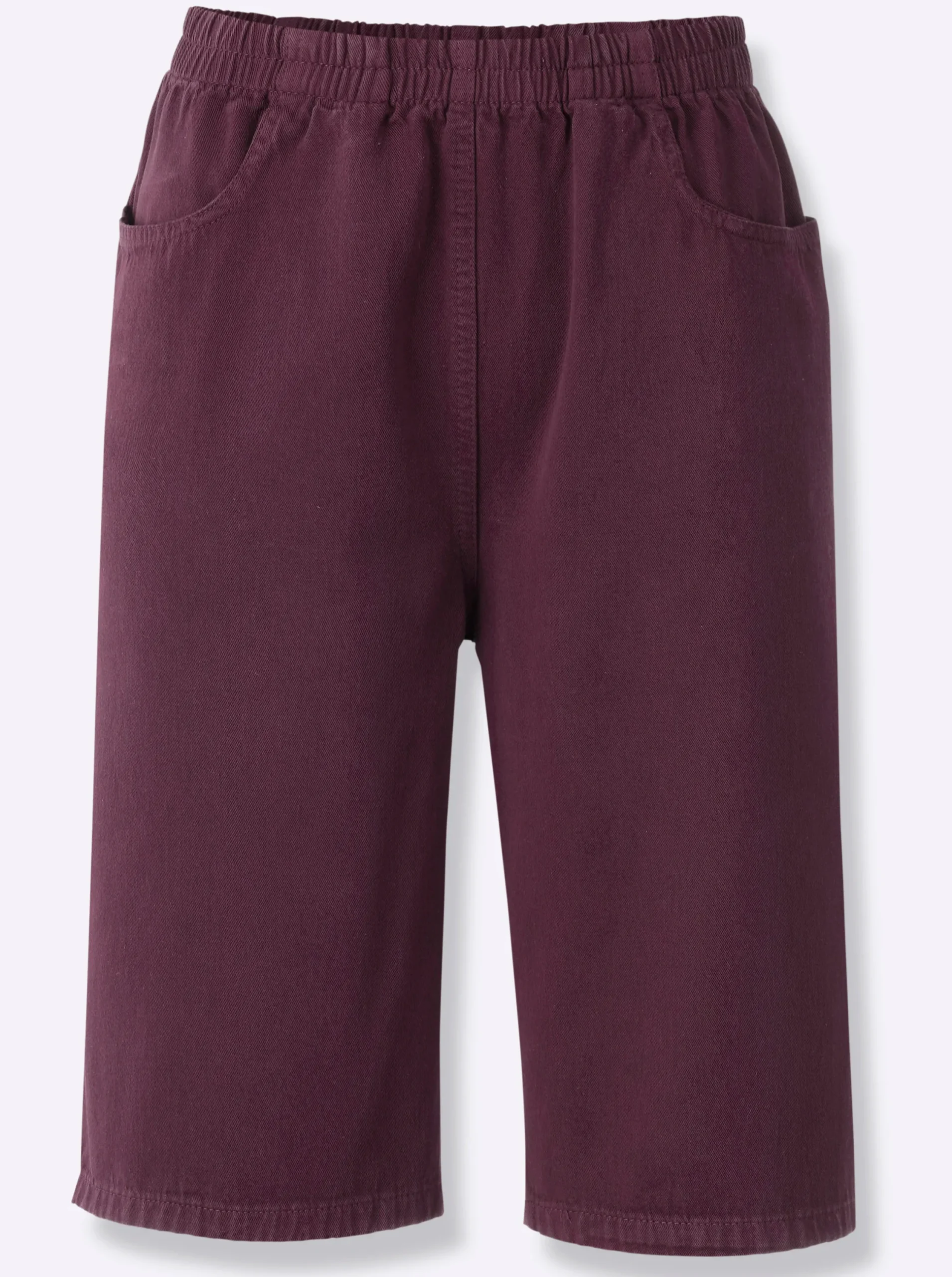 Hosen| Bermudas mit Rundum-Dehnbund beere