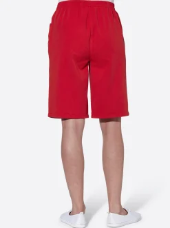 Hosen| Bermudas mit Rundum-Dehnbund rot