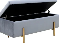 Bänke & Hocker|Leonique Bettbank grau