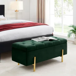 Bänke & Hocker|Leonique Bettbank grün