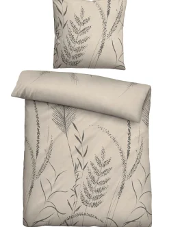 Bettwäsche & Laken|Biberna Bettwäsche taupe