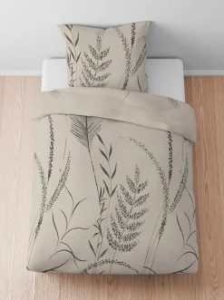 Bettwäsche & Laken|Biberna Bettwäsche taupe