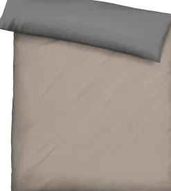 Bettwäsche & Laken|Biberna Bettwäsche taupe-grau