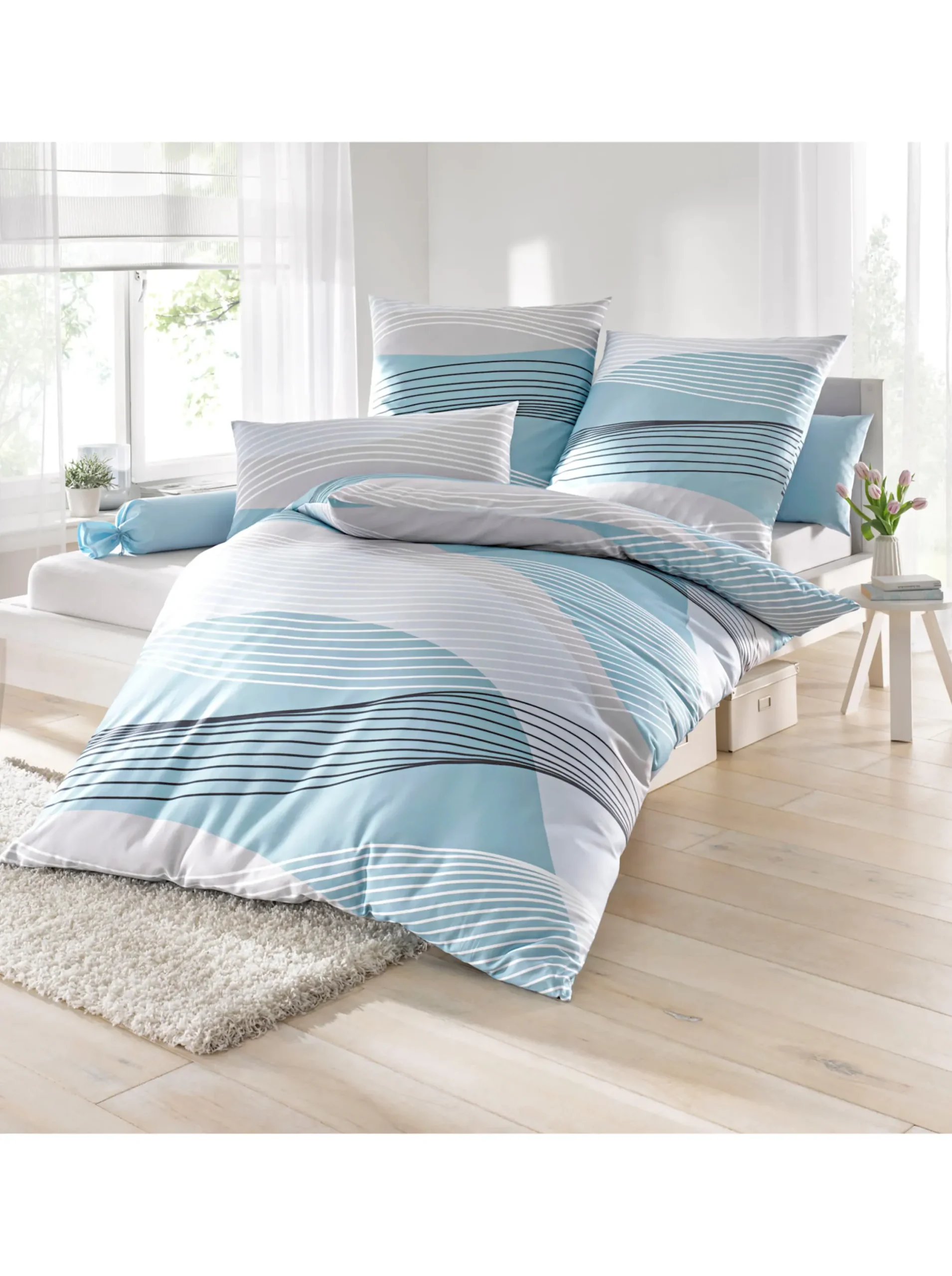 Bettwäsche & Laken|Biberna Bettwäsche mint