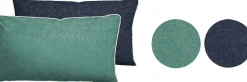 Bettwäsche & Laken|Biberna Bettwäsche grün-blau