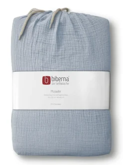 Bettwäsche & Laken|Biberna Bettwäsche blau