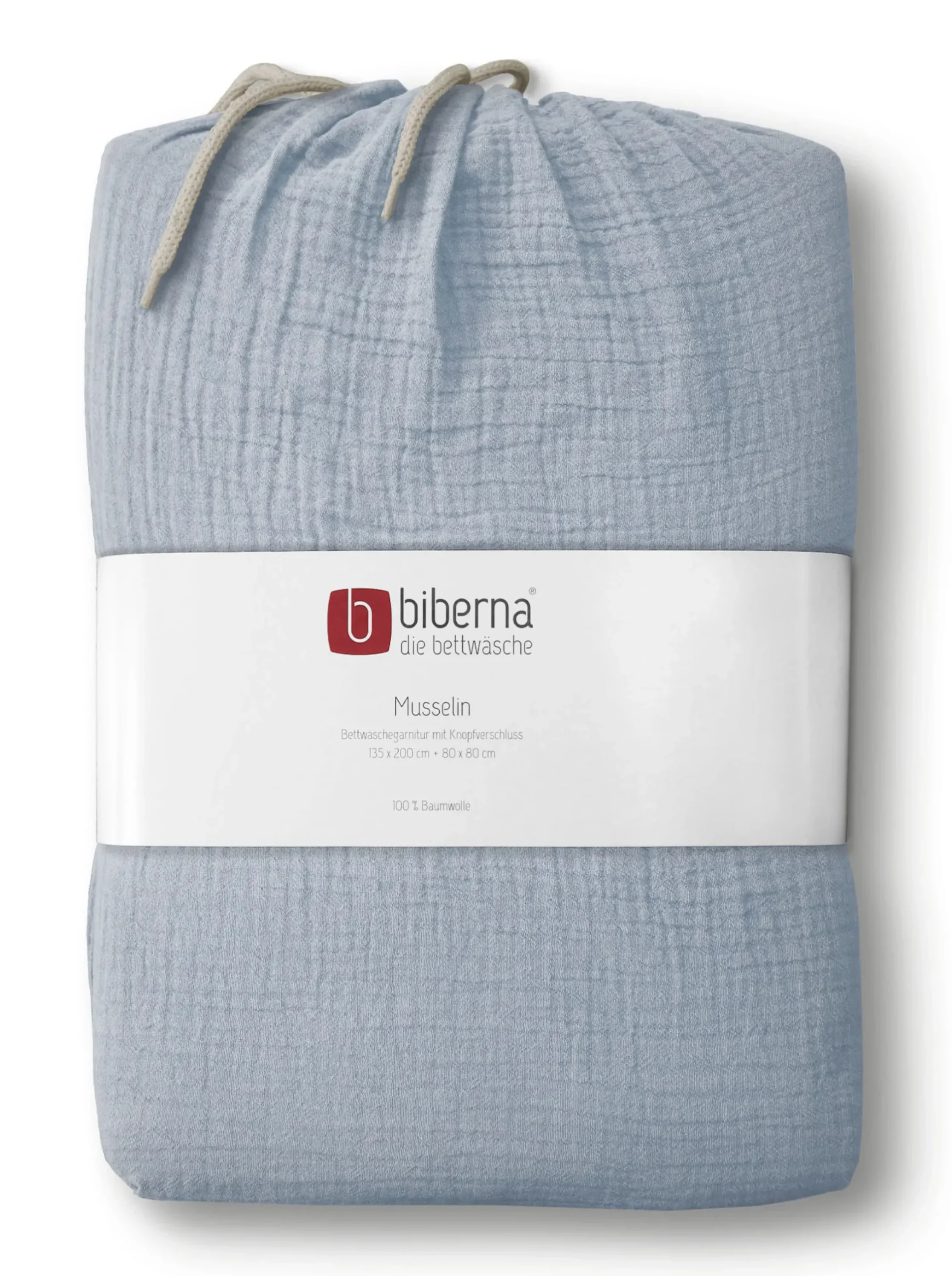 Bettwäsche & Laken|Biberna Bettwäsche blau