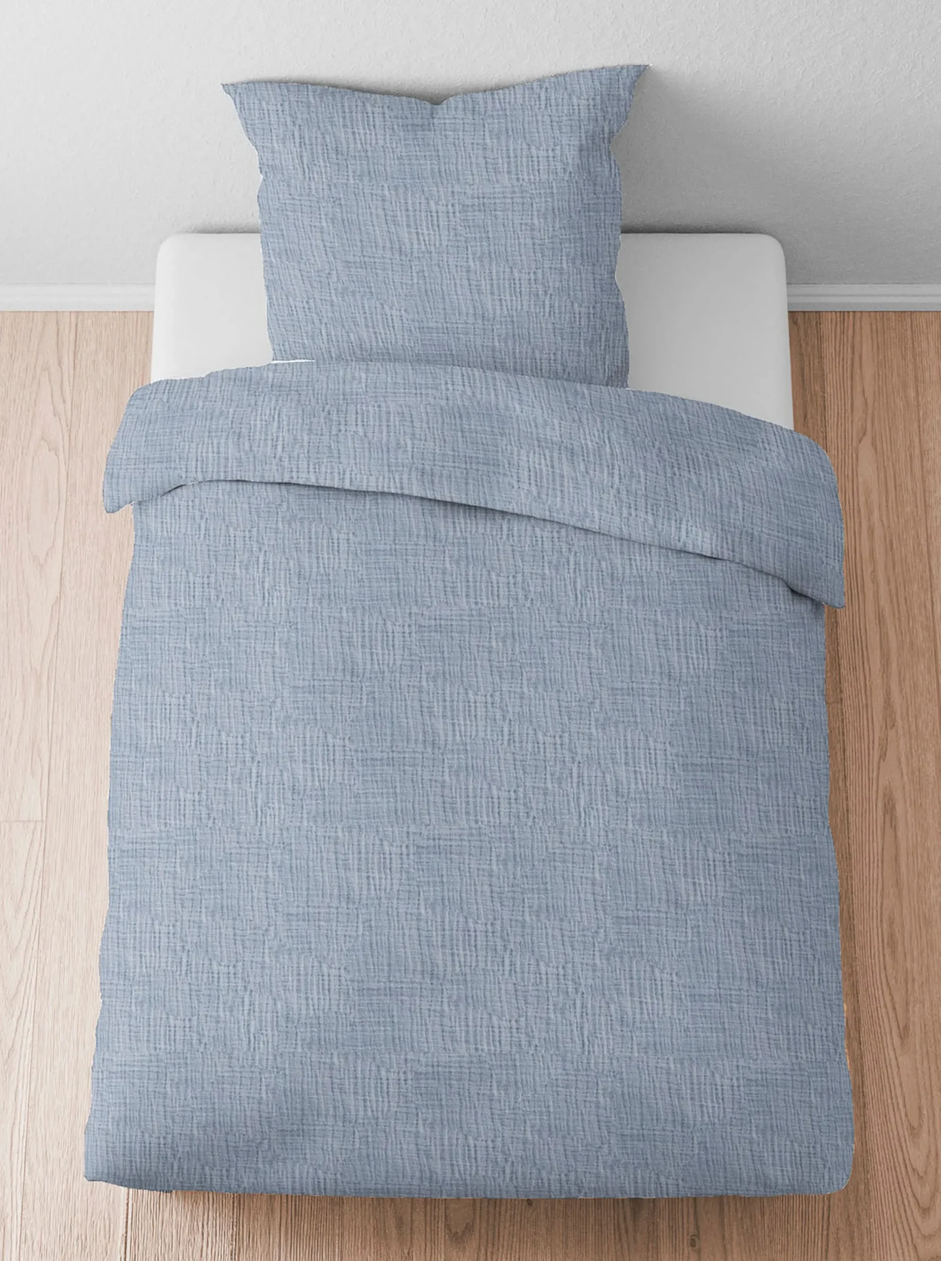 Bettwäsche & Laken|Biberna Bettwäsche blau