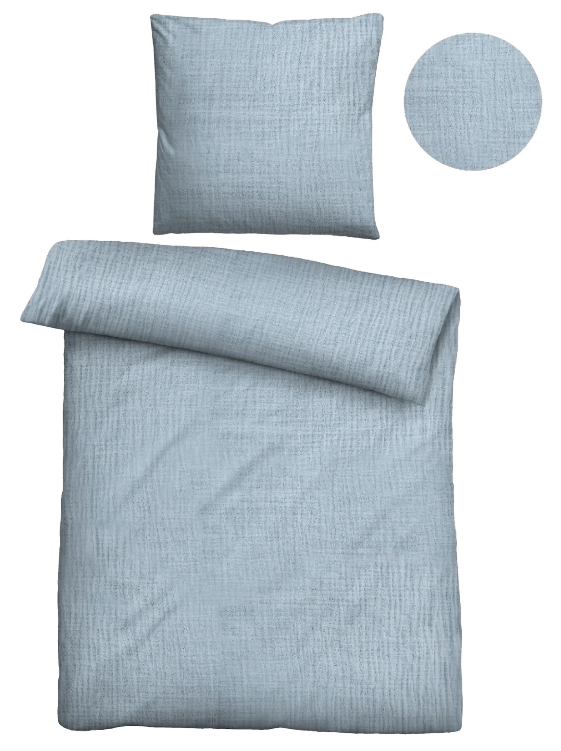 Bettwäsche & Laken|Biberna Bettwäsche blau