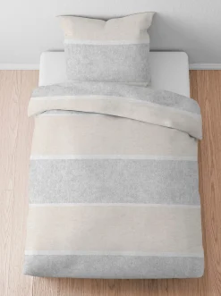 Bettwäsche & Laken|Biberna Bettwäsche taupe-grau