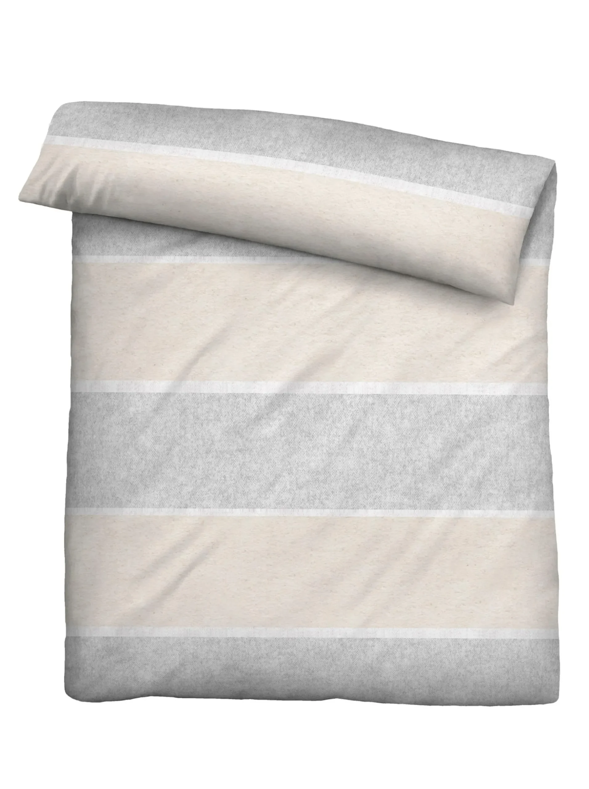 Bettwäsche & Laken|Biberna Bettwäsche taupe-grau