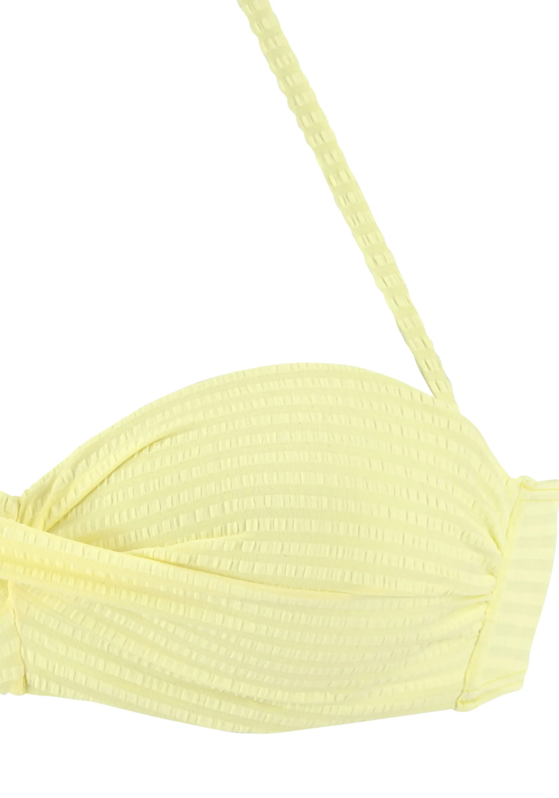 Bikinis|Venice Beach Bügel-Bandeau-Bikini zitrone